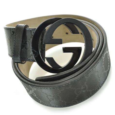 gucci black men's belt|gucci belt men's black imprime.